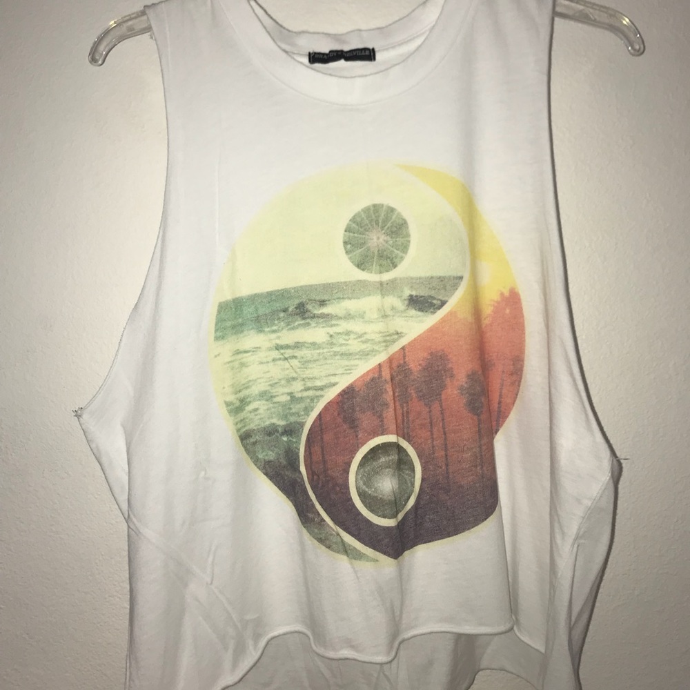 Brandy Melville Yin Yang Tank Top